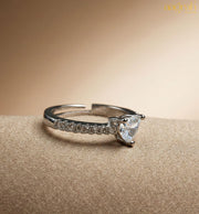 The Eternal Heart Adjustable Ring