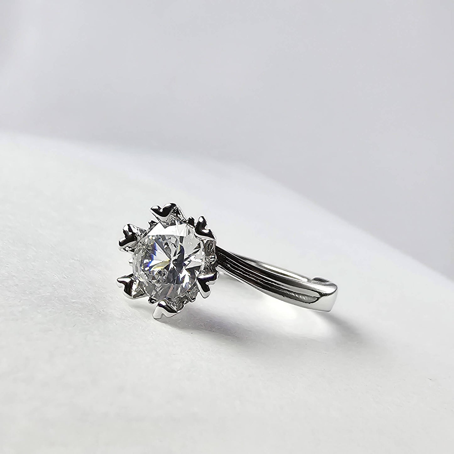 Elara Spark Solitaire Ring