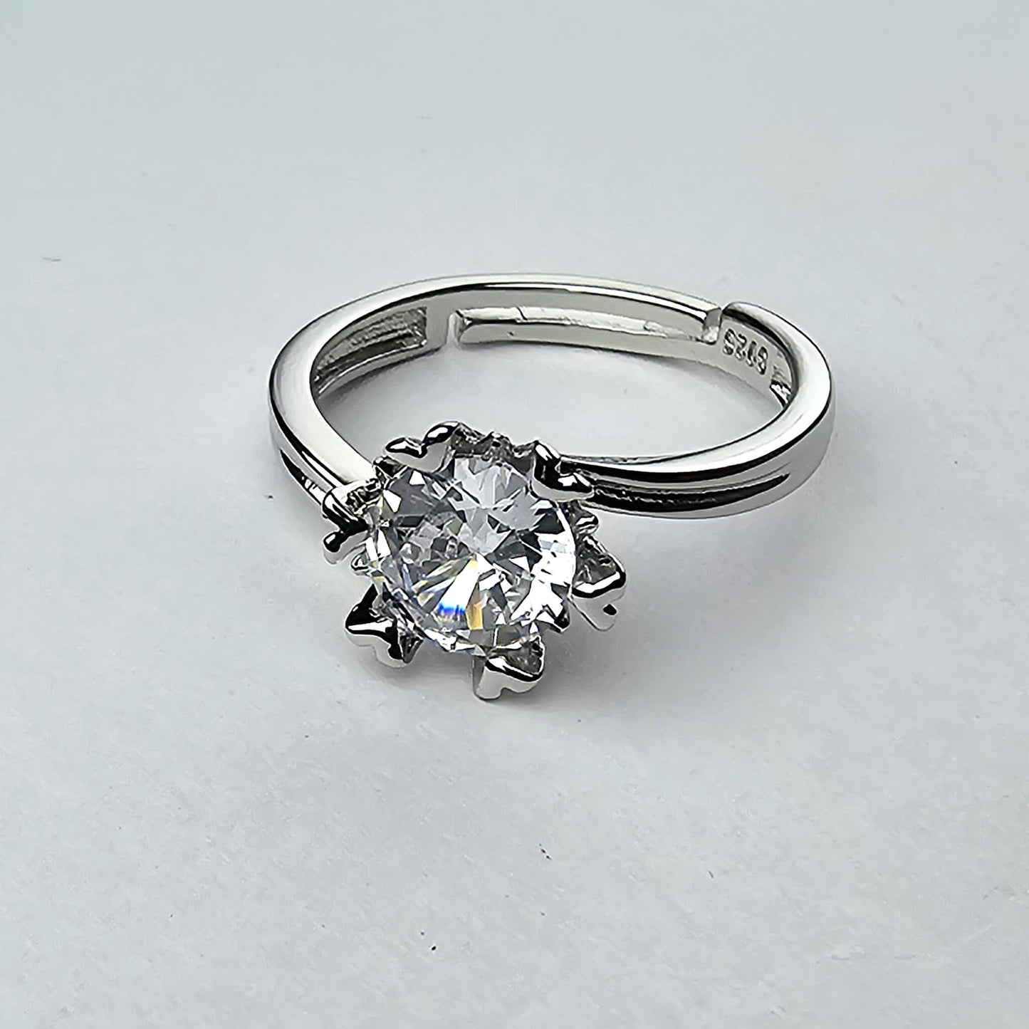 Elara Spark Solitaire Ring