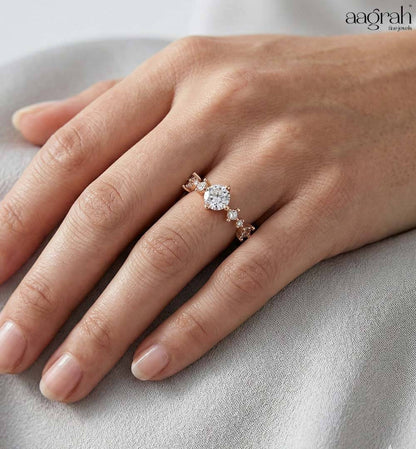 Blush Bloom Korean Ring