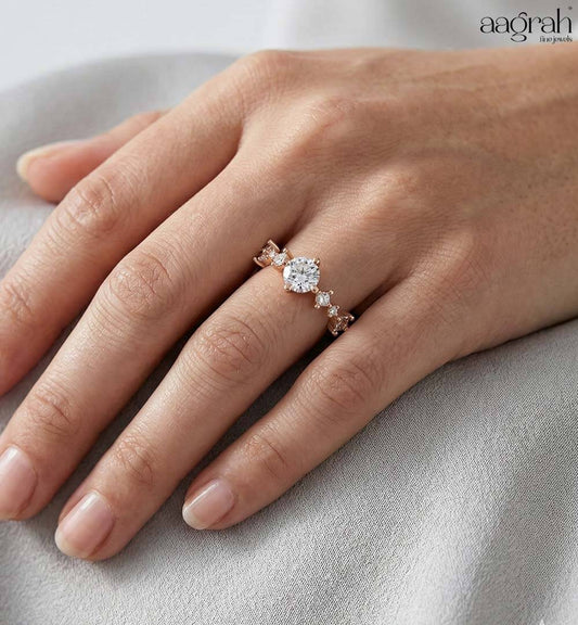 Blush Bloom Korean Ring