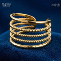 The Celeste Harmony Adjustable Ring