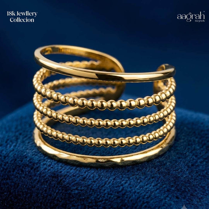 The Celeste Harmony Adjustable Ring