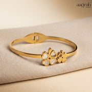 The Dual Floral Clover Bracelet