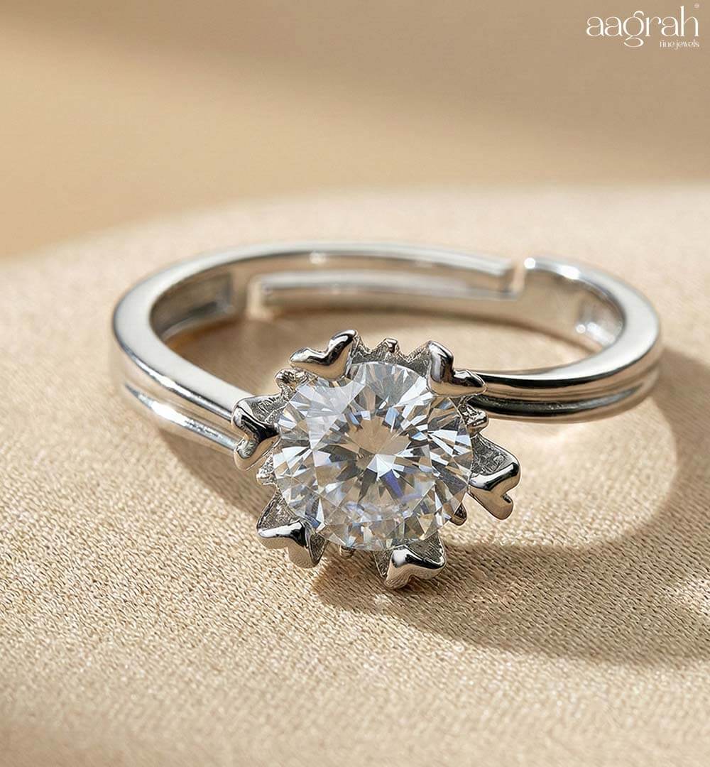 Elara Spark Solitaire Ring