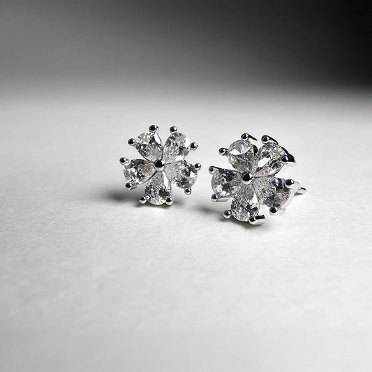 Elegance Floral Stud Earrings