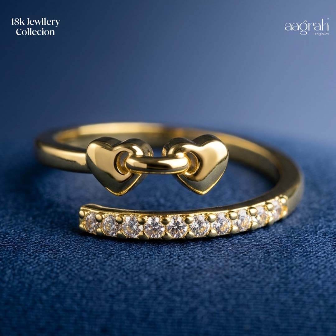 The Eternal Bond Heart Adjustable Ring