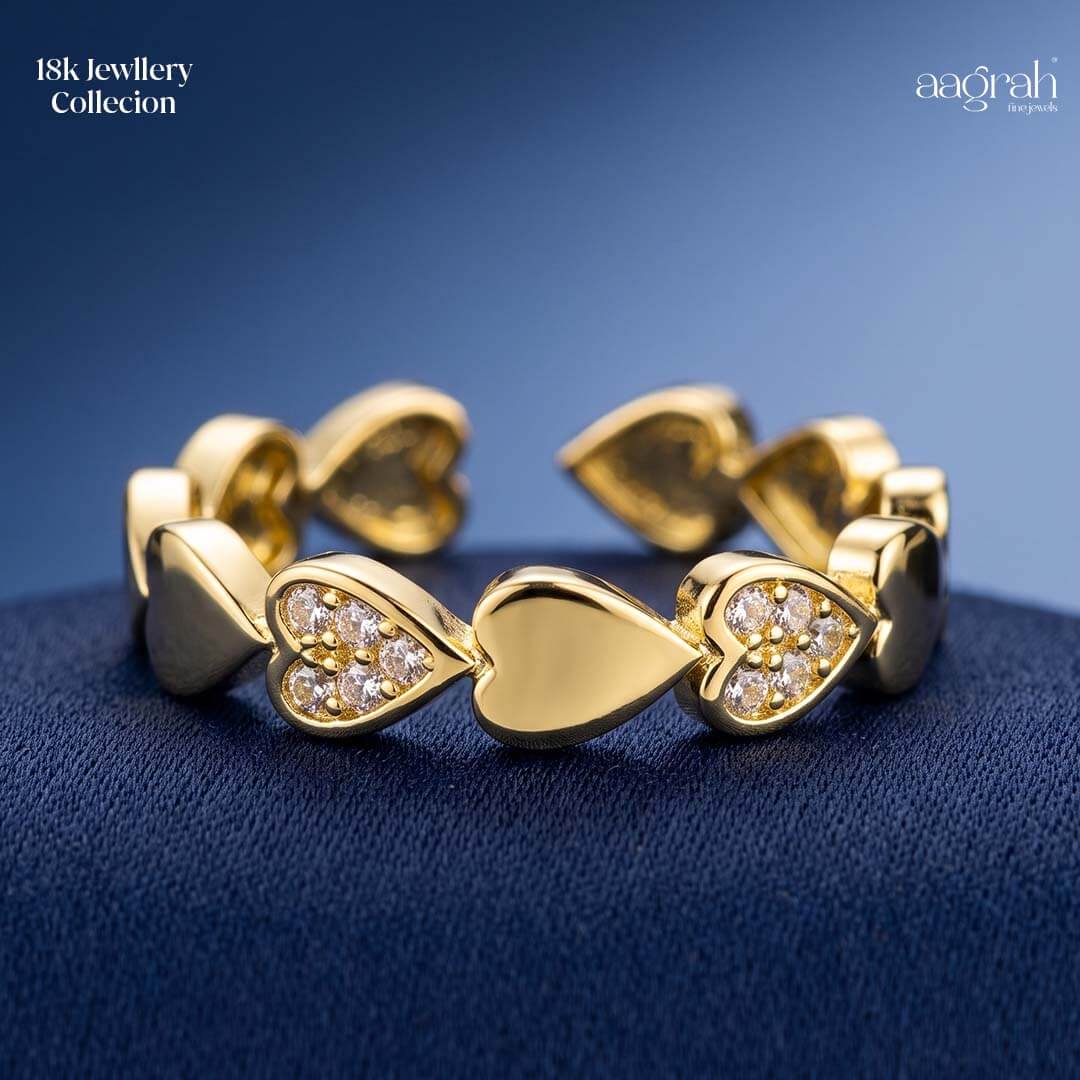 The Endless Hearts Adjustable Ring