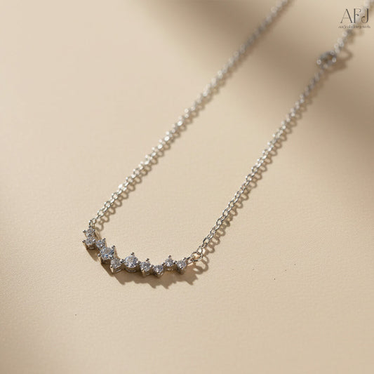 The Celestial Diamond Korean Pendant Necklace