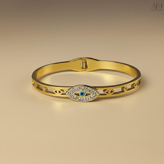 The Glimmering Evil Eye Bangle