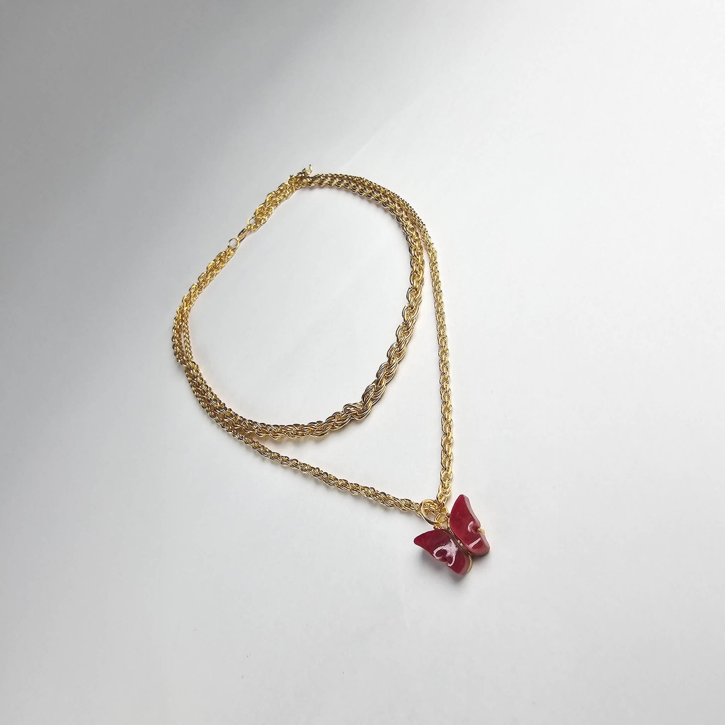 The Scarlet Butterfly Pendant