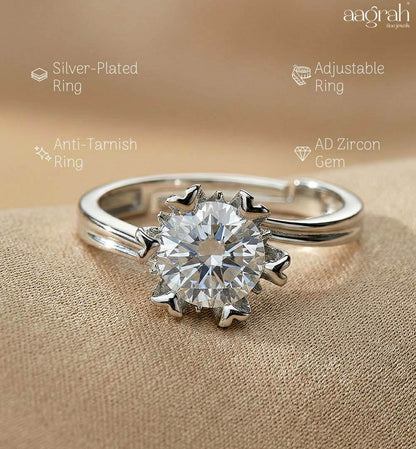 Elara Spark Solitaire Ring