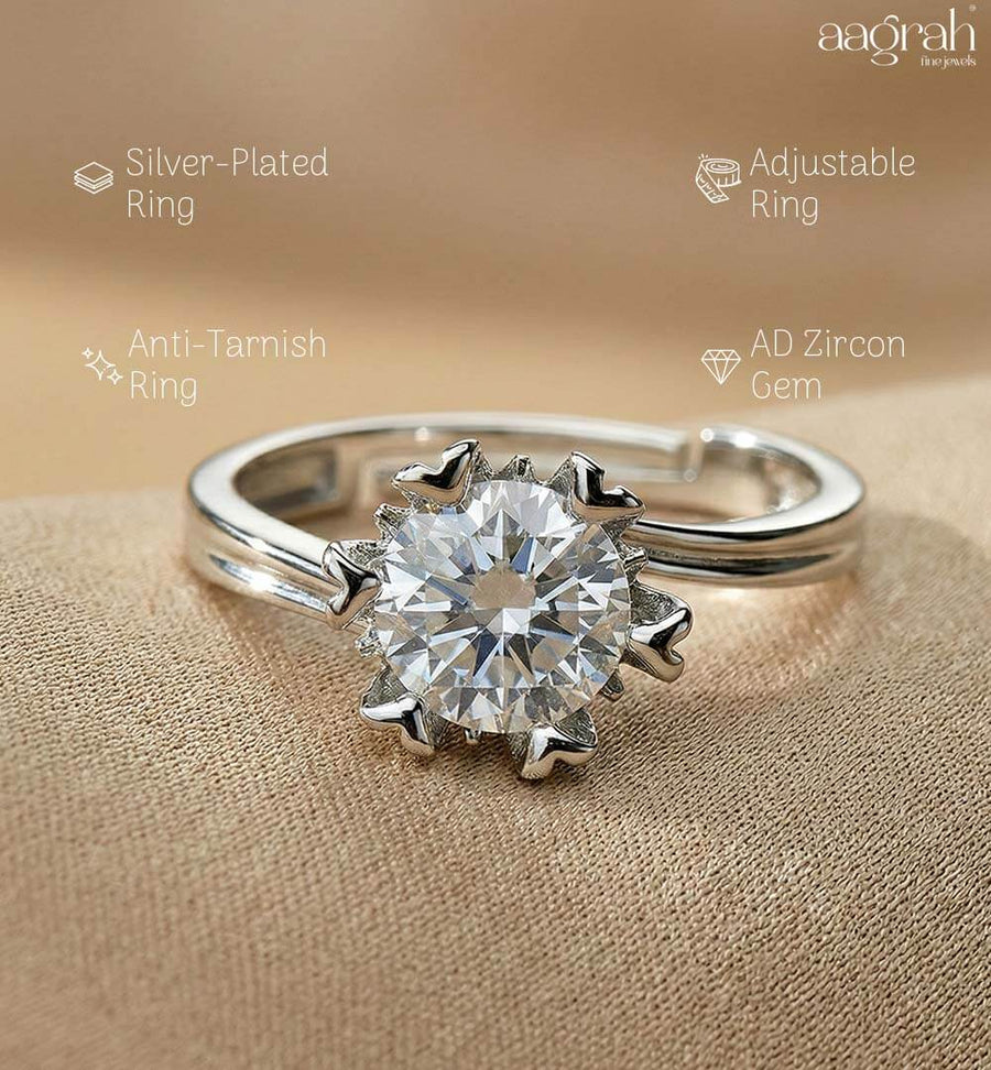Elara Spark Solitaire Ring