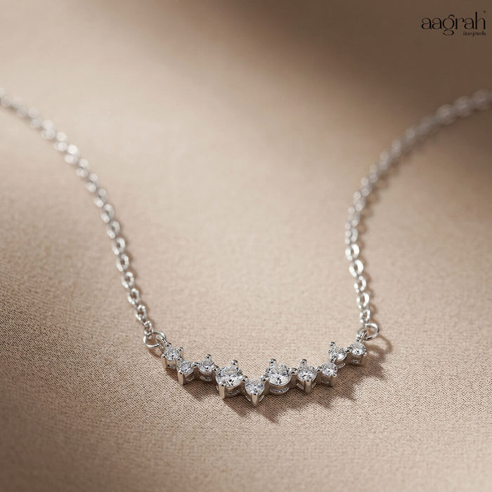 The Celestial Diamond Korean Pendant Necklace
