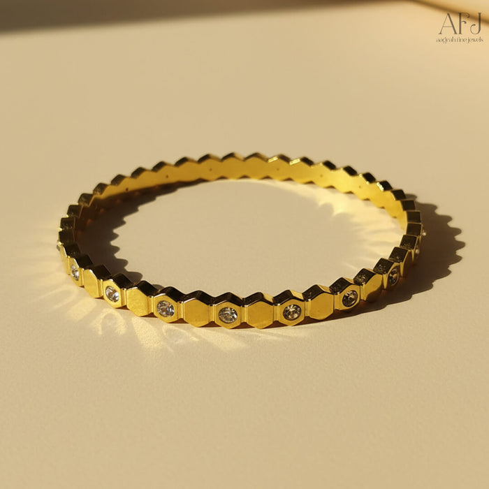 The Geo Hex Bangle