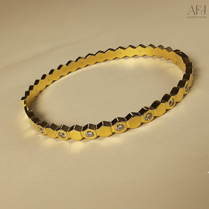 The Geo Hex Bangle