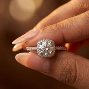 Lumière Halo Silver-Plated Adjustable Ring