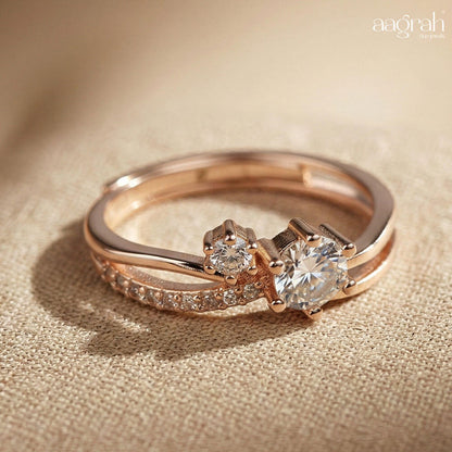 Rose Bloom Korean Ring