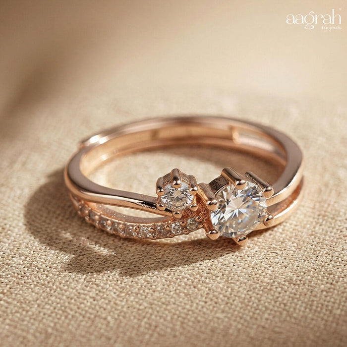 Rose Bloom Korean Ring