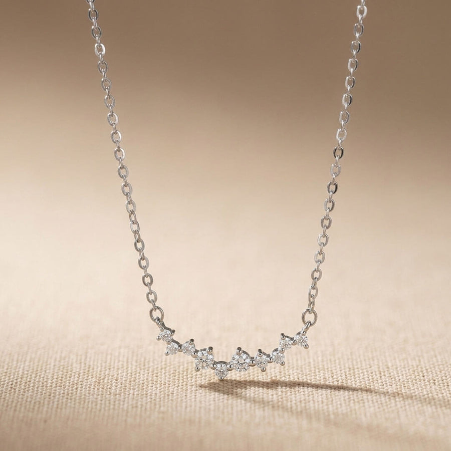 The Celestial Diamond Korean Pendant Necklace