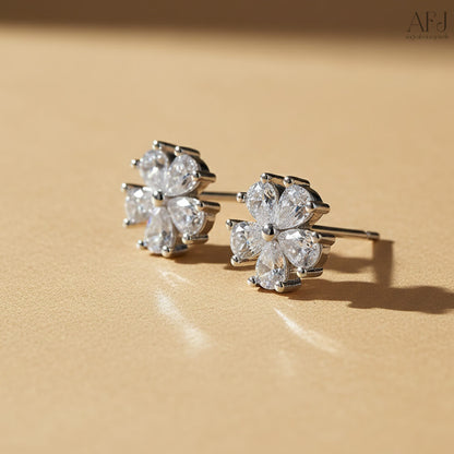 Elegance Floral Stud Earrings