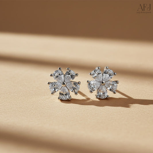 Elegance Floral Stud Earrings