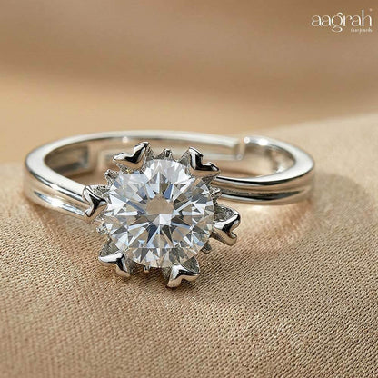 Elara Spark Solitaire Ring