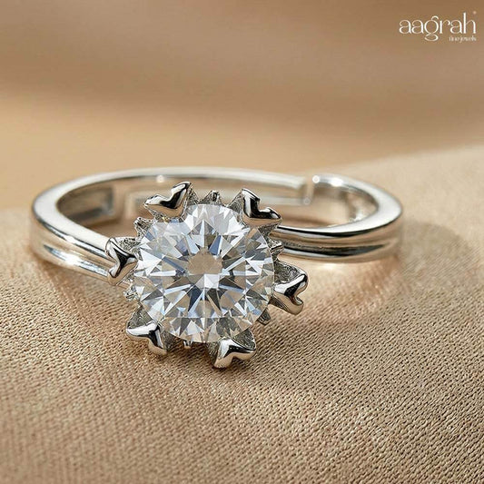 Elara Spark Solitaire Ring