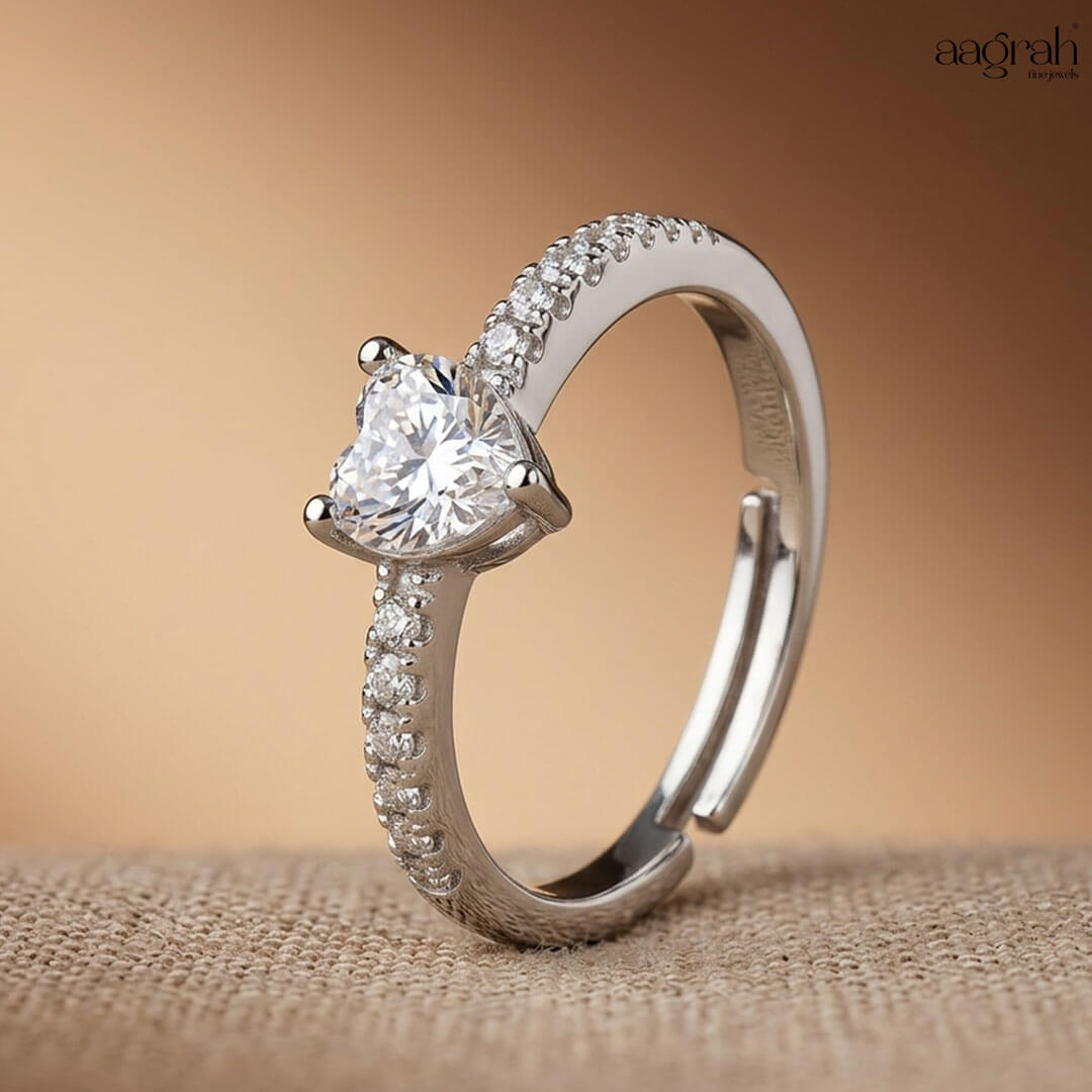 The Eternal Heart Adjustable Ring