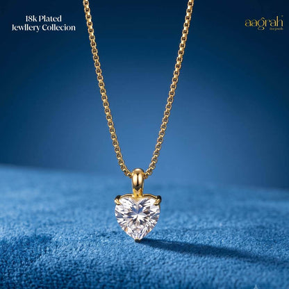 The Eternal Heart Solitaire Necklace