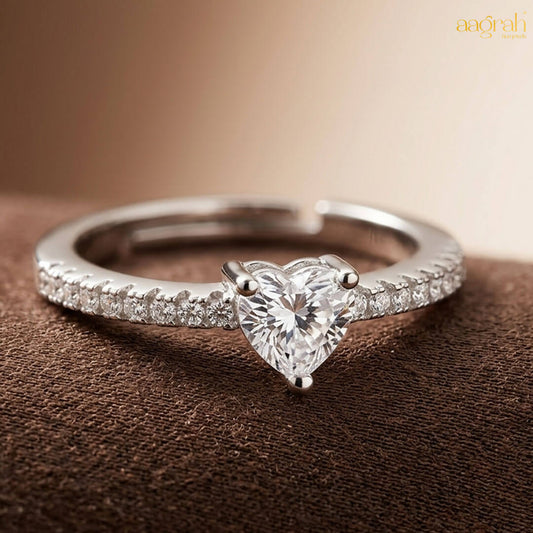 The Eternal Heart Adjustable Ring
