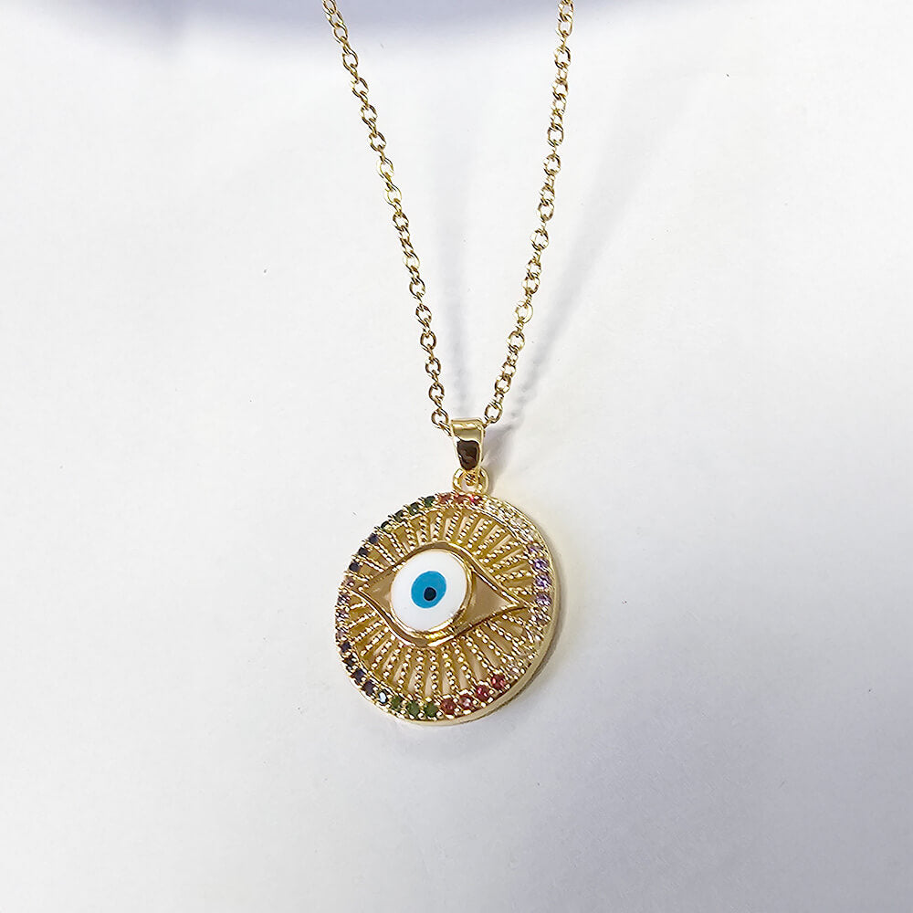The Aura Evil Eye Pendant