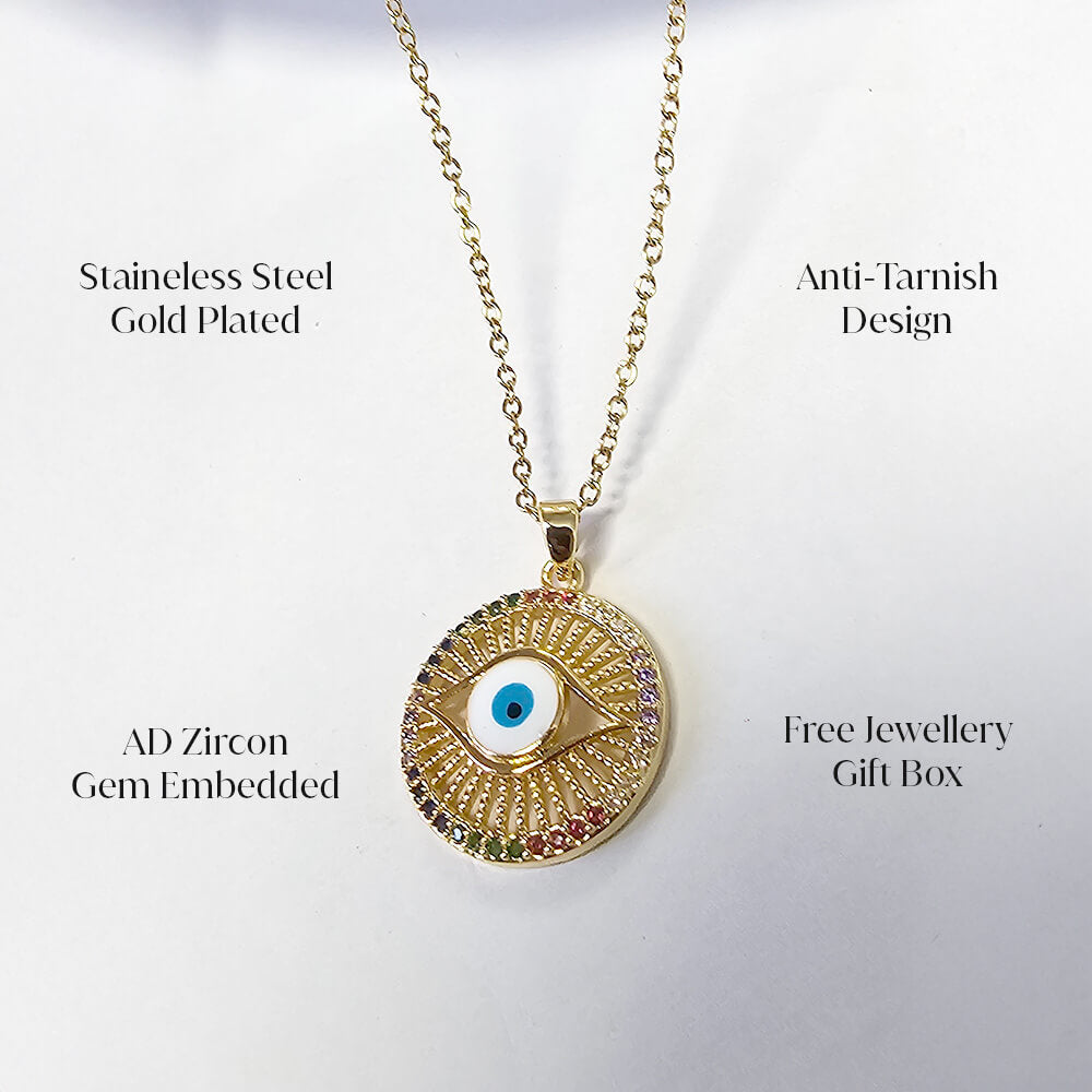 The Aura Evil Eye Pendant