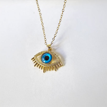 The Radiant Evil Eye Pendant