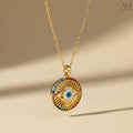 The Aura Evil Eye Pendant Necklace