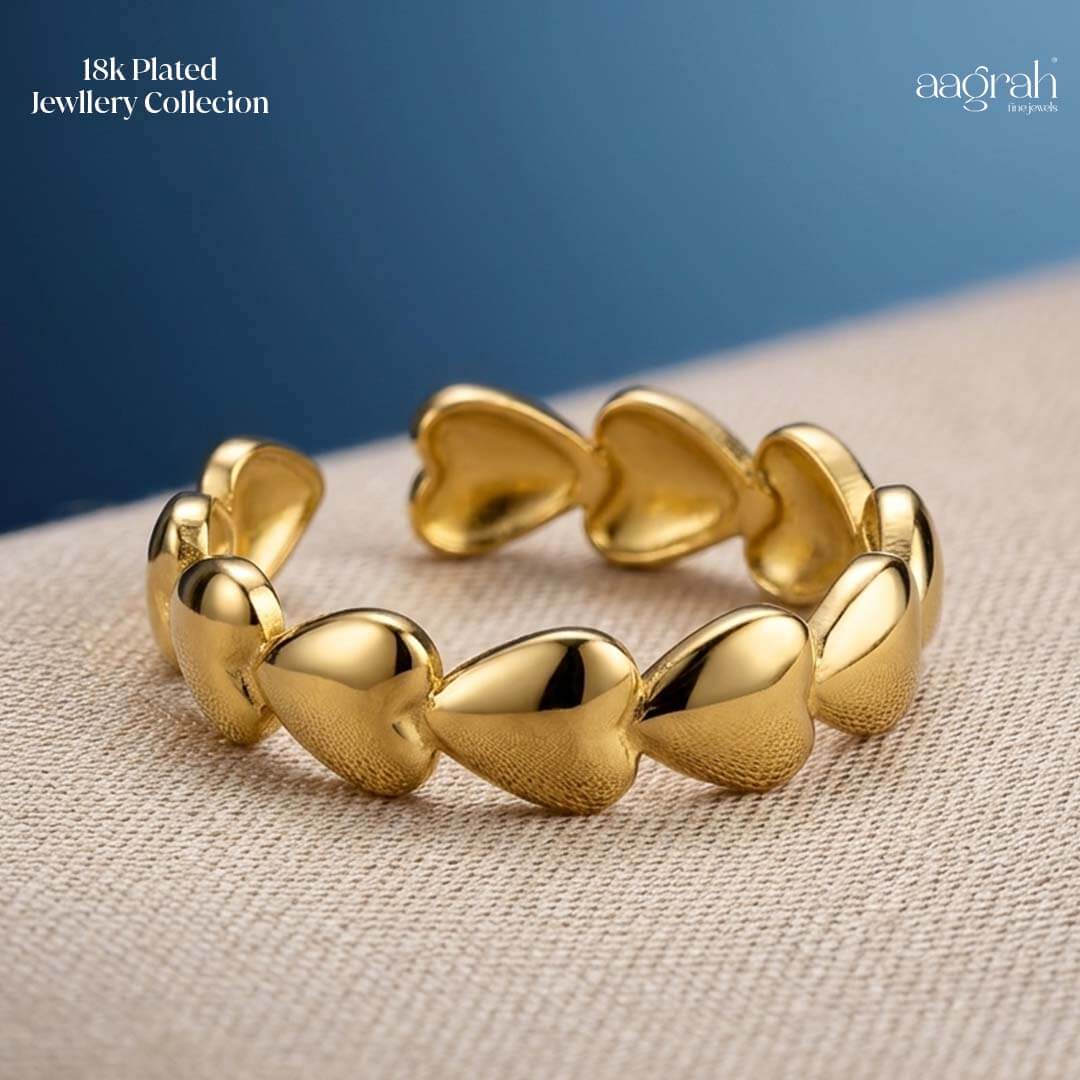 The Forever Hearts Adjustable Ring