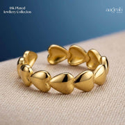 The Forever Hearts Adjustable Ring