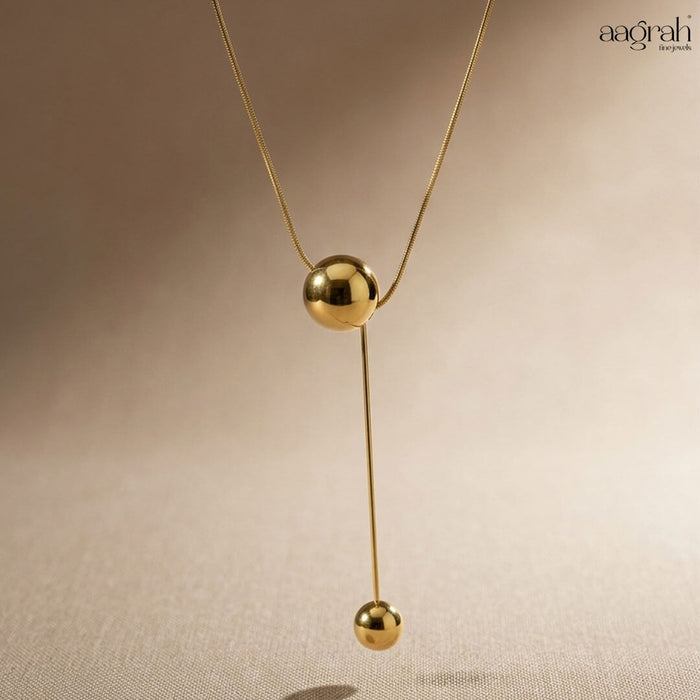 The Luxe Sphere Pendant Necklace