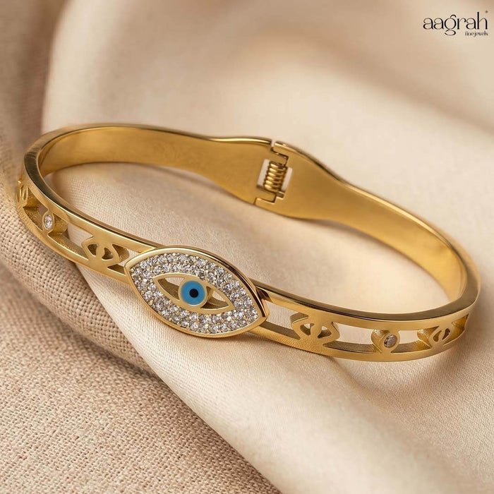 The Glimmering Evil Eye Bangle