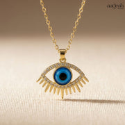 The Radiant Evil Eye Pendant Necklace