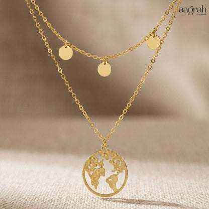 The Exquisite Gold-Plated Multi-Strand Necklace