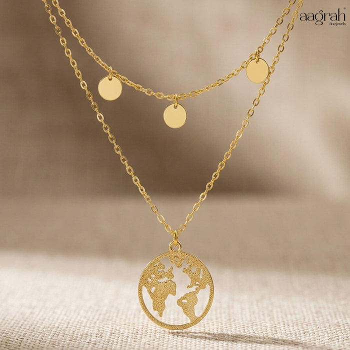 The Exquisite Gold-Plated Multi-Strand Necklace
