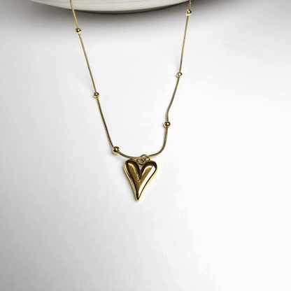 The Timeless Heart Stainless Steel Pendant - Aagrah Jewels™