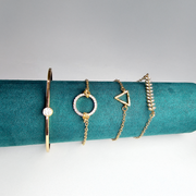 The Minimalist Charm Bracelet Set