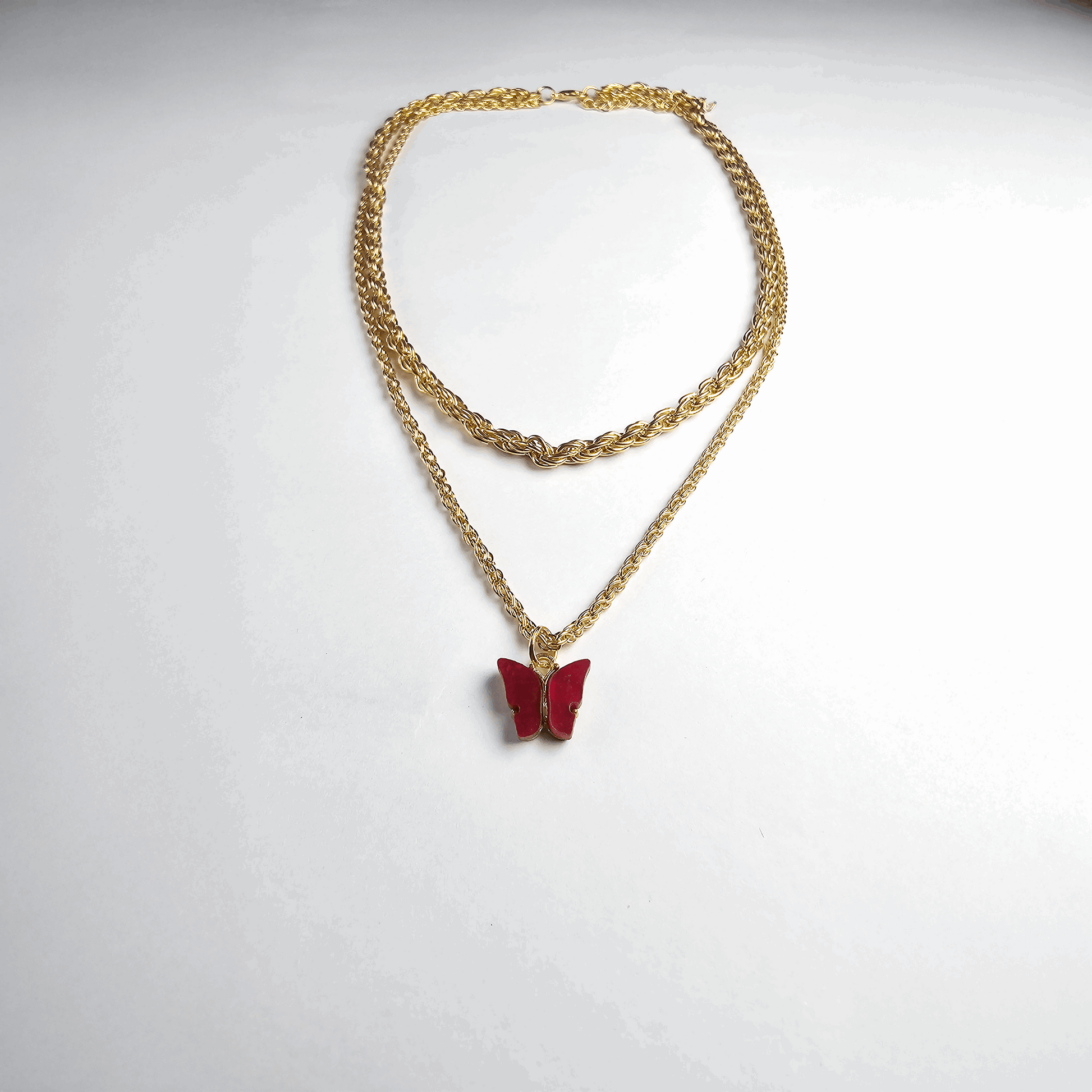The Scarlet Butterfly Pendant - Aagrah Jewels™