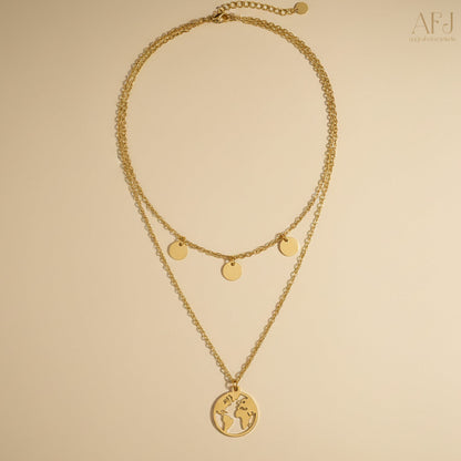 The Exquisite Gold-Plated Multi-Strand Necklace