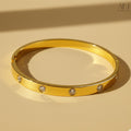 The Glimmering Aura Bangle