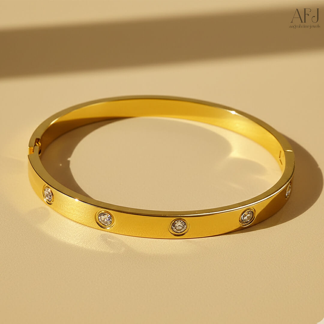 The Glimmering Aura Bangle