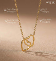 The Eternal Heart Duo Pendant Necklace