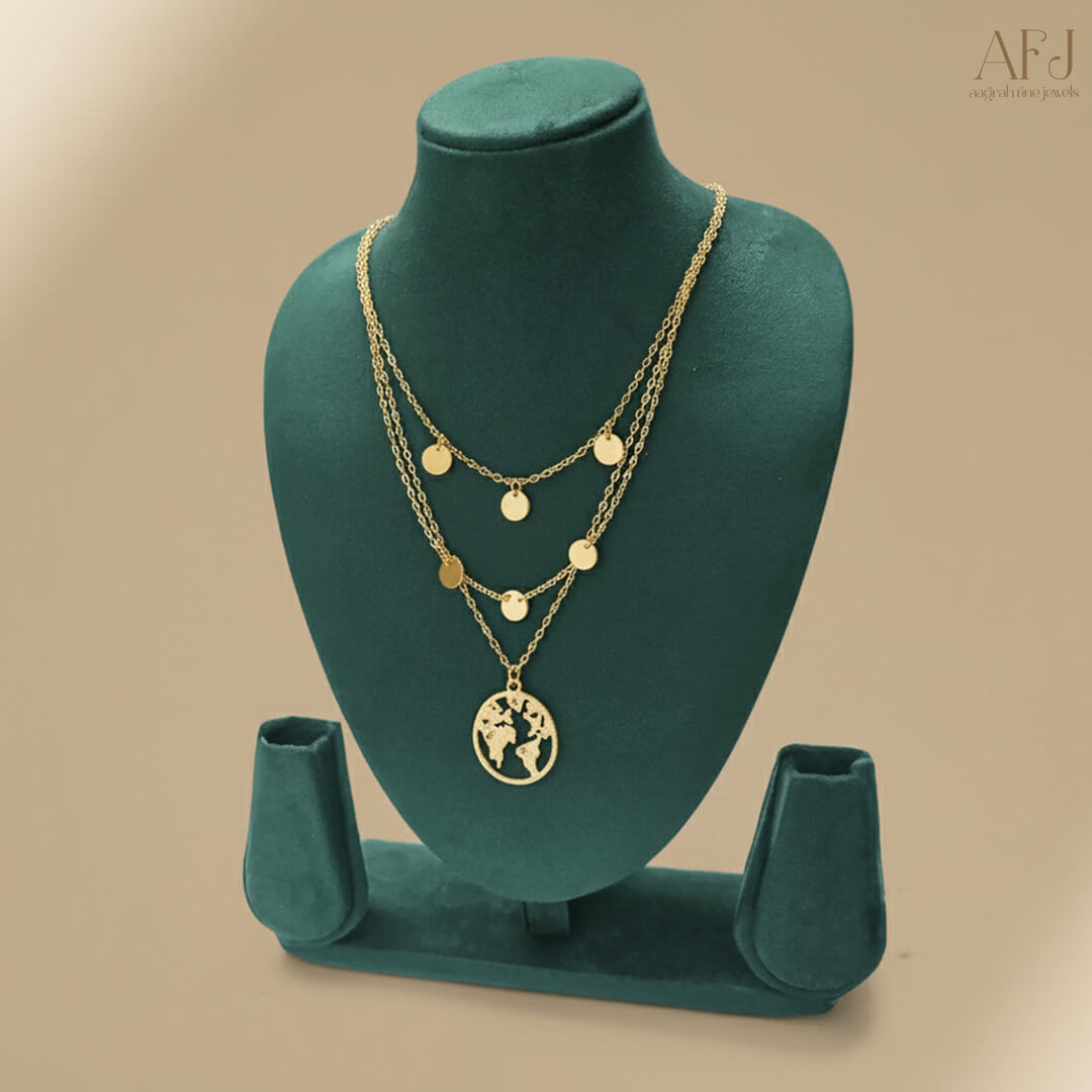 The Exquisite Gold-Plated Multi-Strand Necklace